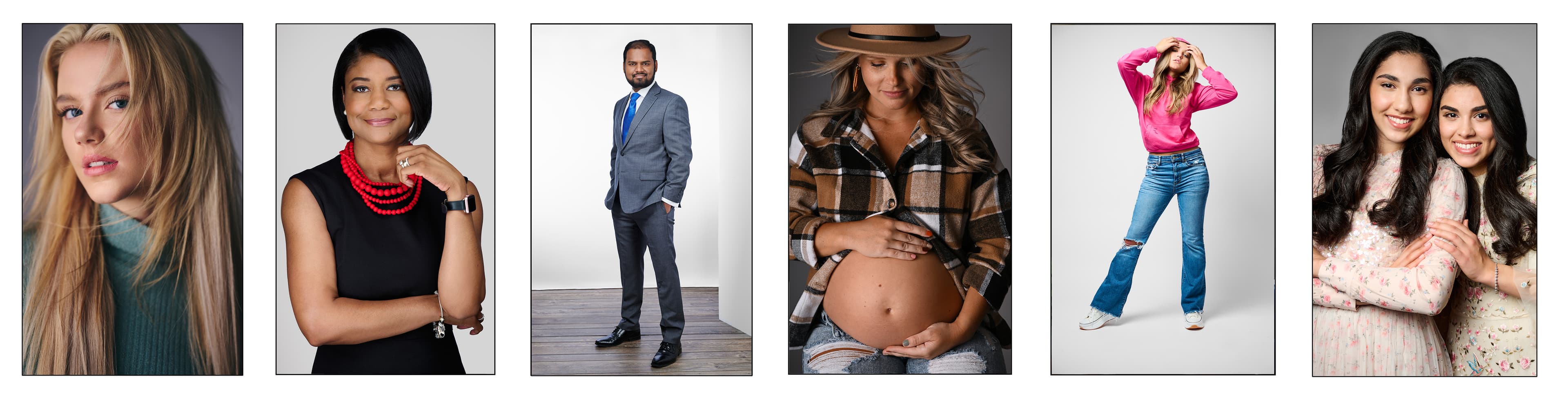 Professional headshot examples