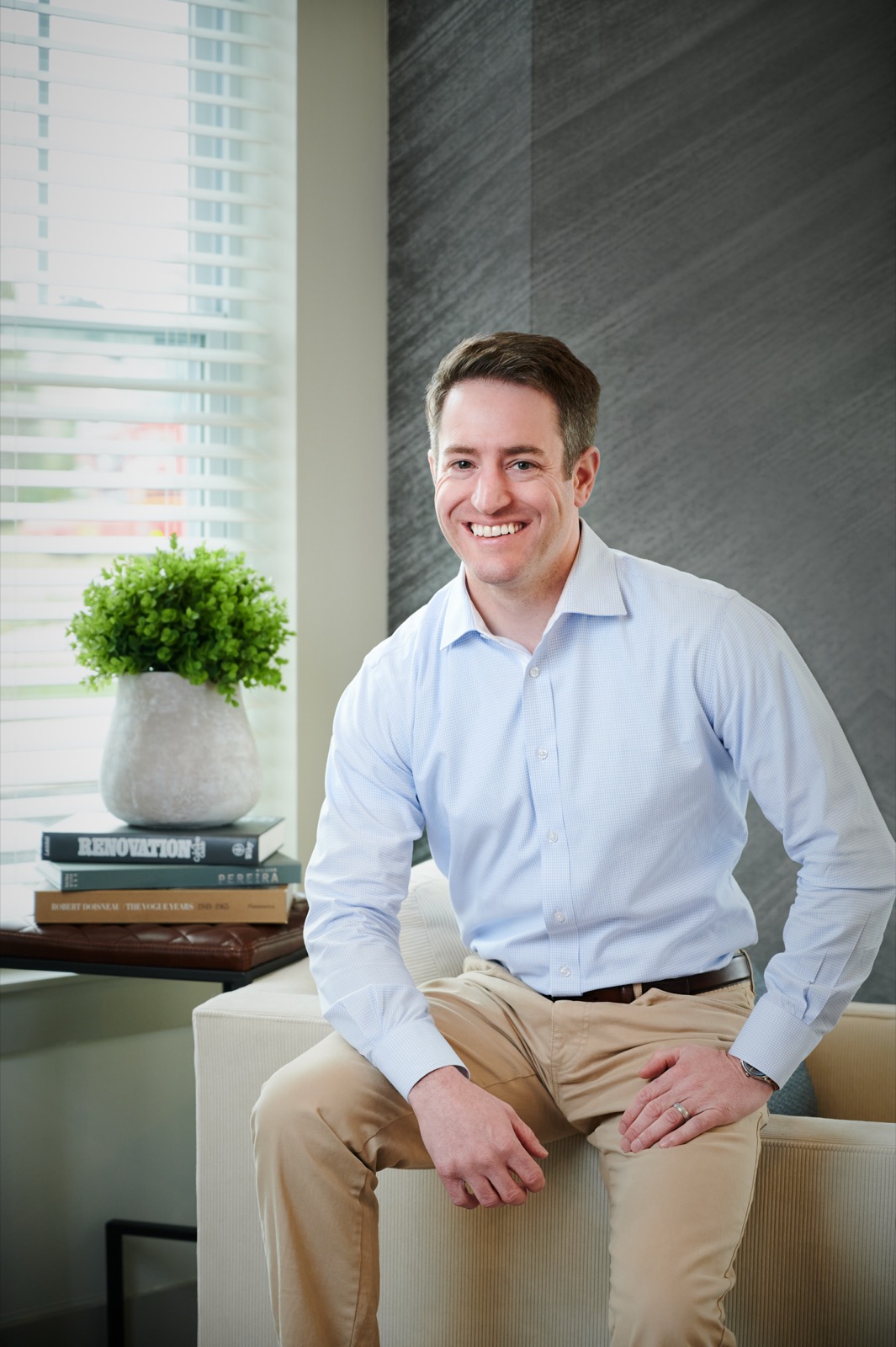 On-location corporate headshot