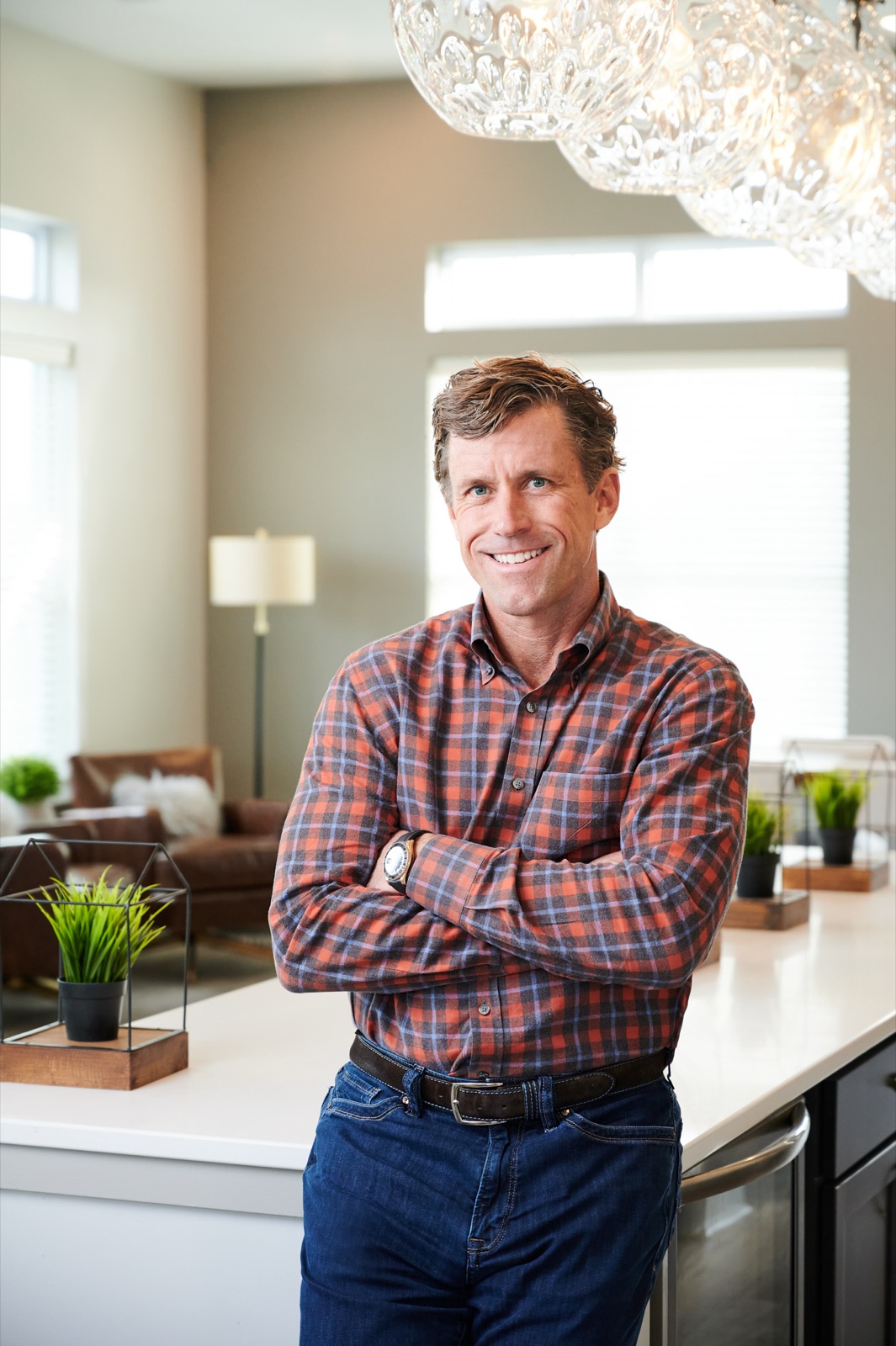 On-location corporate headshot